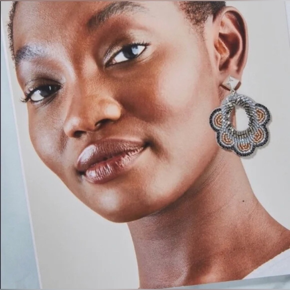 Stella & Dot Dove Statement Earrings.